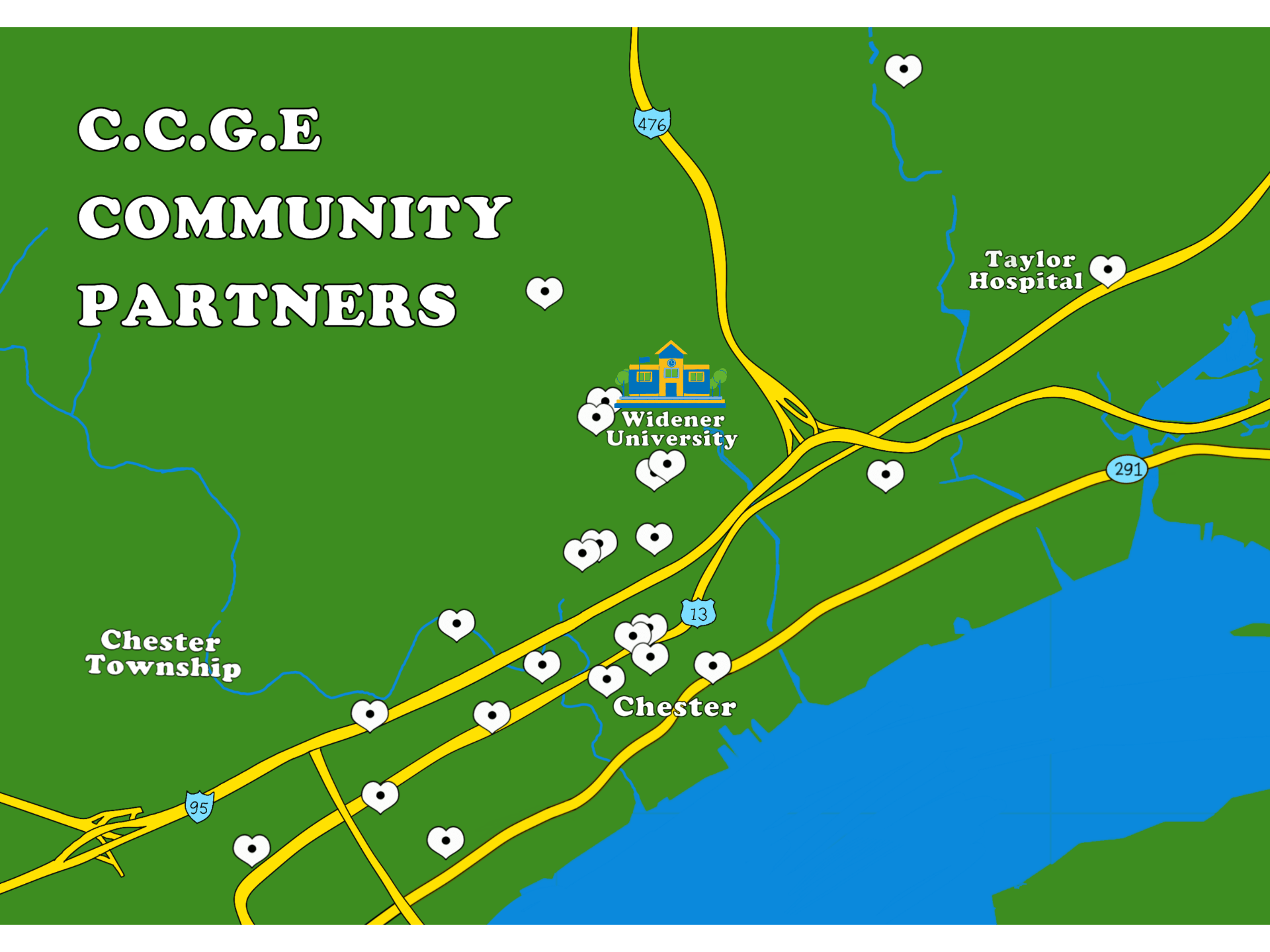 Community Partner Map 